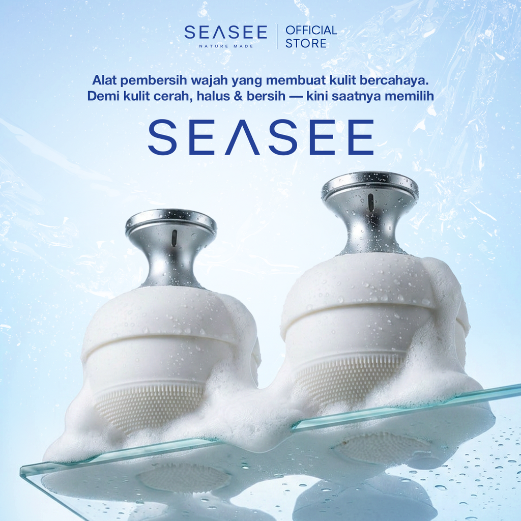 [BARU] SEASEE Sikat Pembersih Wajah Air Cushion