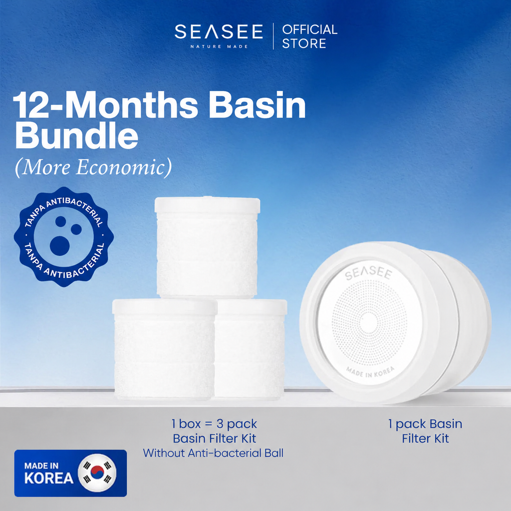 [Kit] SEASEE Basin Filter + Refill Without Anti Bacterial Ball Bundle (More Economic)