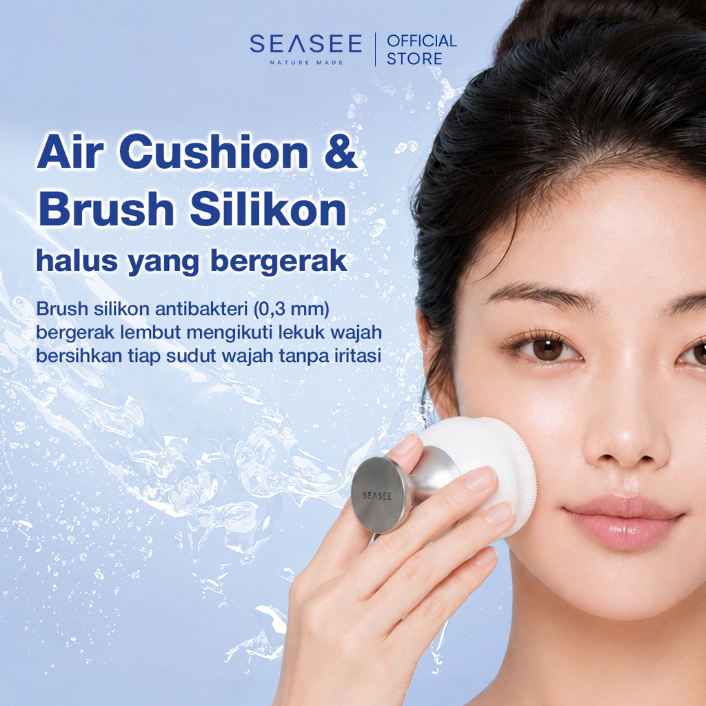 [BARU] SEASEE Sikat Pembersih Wajah Air Cushion