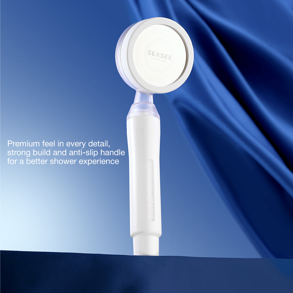 SEASEE Premium Shower Filter Kit - Bright White