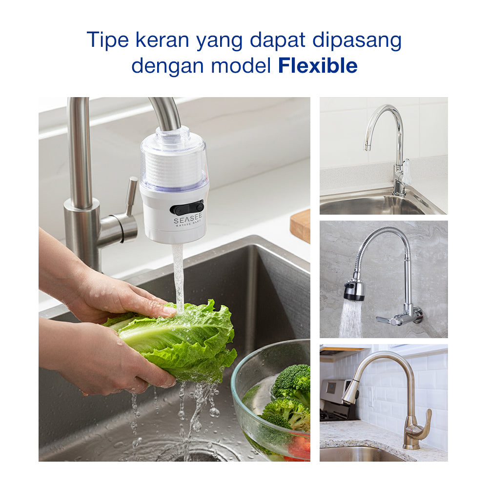 SEASEE Kitchen Water Filter Kit - Flexible Type