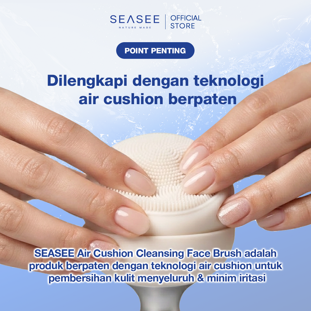 [BARU] SEASEE Sikat Pembersih Wajah Air Cushion