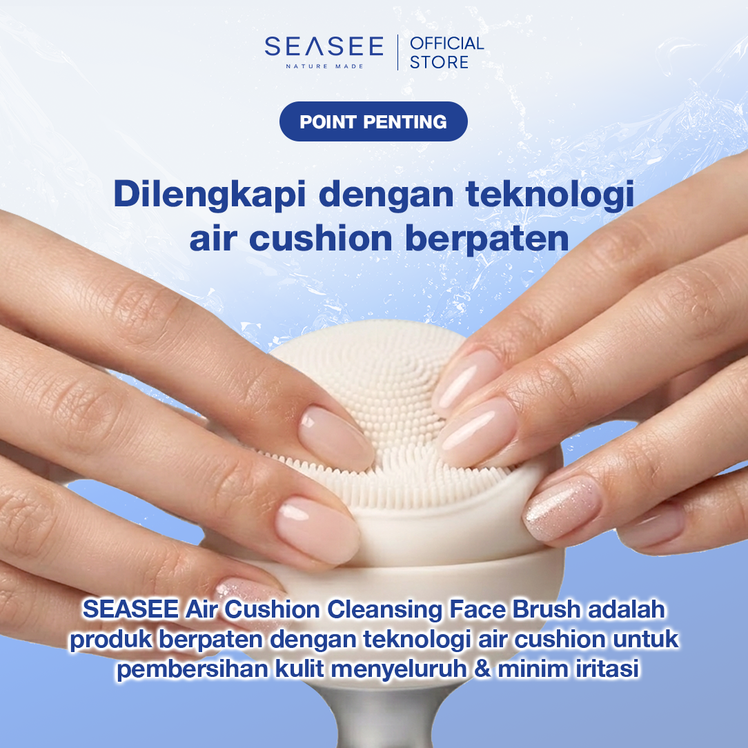 [BARU] SEASEE Sikat Pembersih Wajah Air Cushion