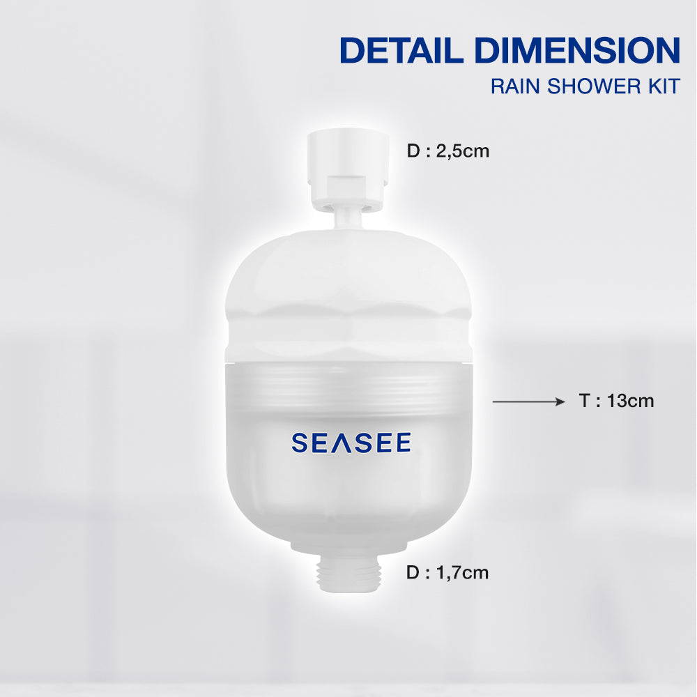 SEASEE Rain Shower Filter Kit - Kit Only