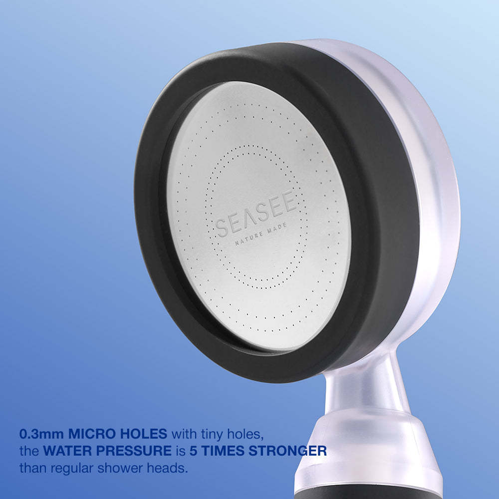 SEASEE Premium Shower Filter Kit - Jet Black