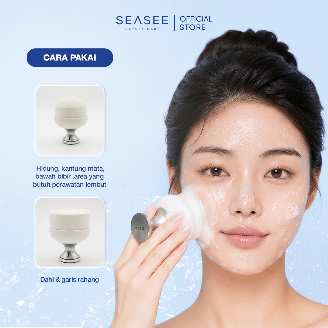 [BARU] SEASEE Sikat Pembersih Wajah Air Cushion