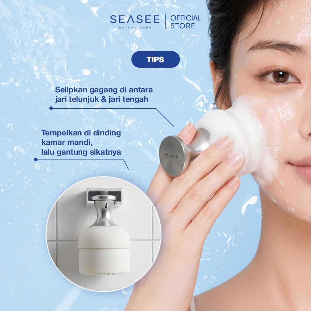 [BARU] SEASEE Sikat Pembersih Wajah Air Cushion