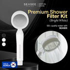 SEASEE Premium Shower Filter Kit - Bright White - main product image