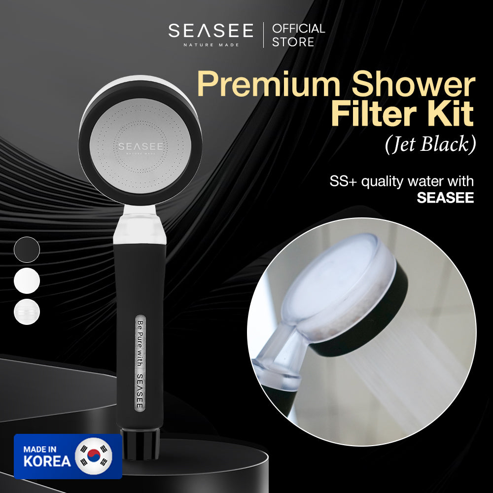 SEASEE Premium Shower Filter Kit - Jet Black - main product image