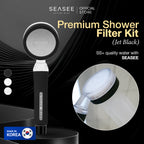 SEASEE Premium Shower Filter Kit - Jet Black - main product image