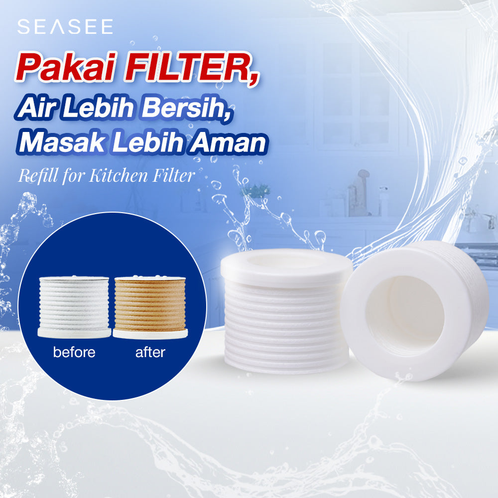 SEASEE Kitchen Water Filter Refill (2 ea) - main product image