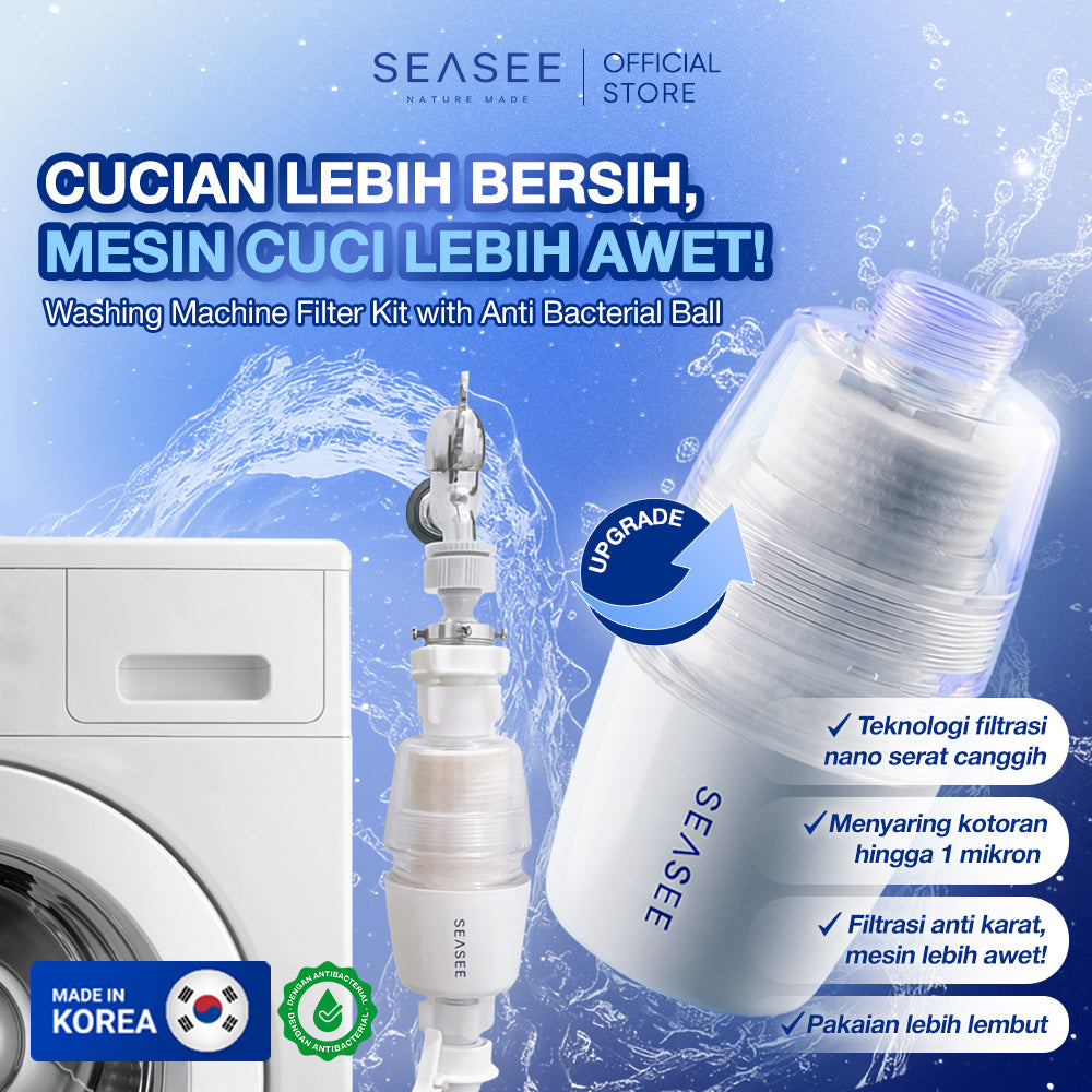 SEASEE Washing Machine Filter Kit with Antibacterial Ball - main product image