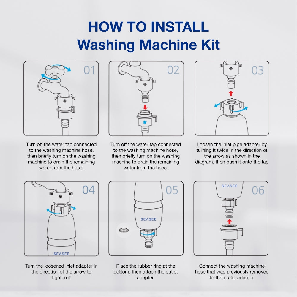 [Kit] SEASEE Washing Machine Bundle (More Economic)