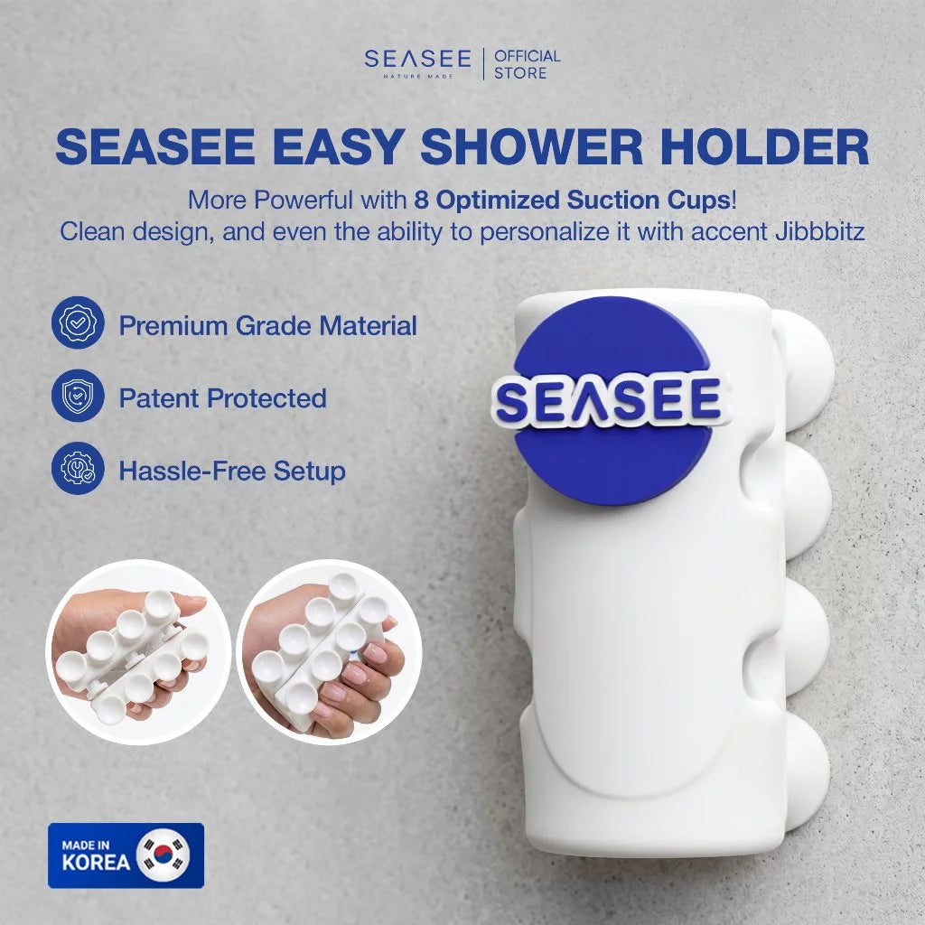 [NEW] SEASEE Easy Shower Holder - Bracket Gantungan Kepala Shower Tempel Dinding Tanpa Bor