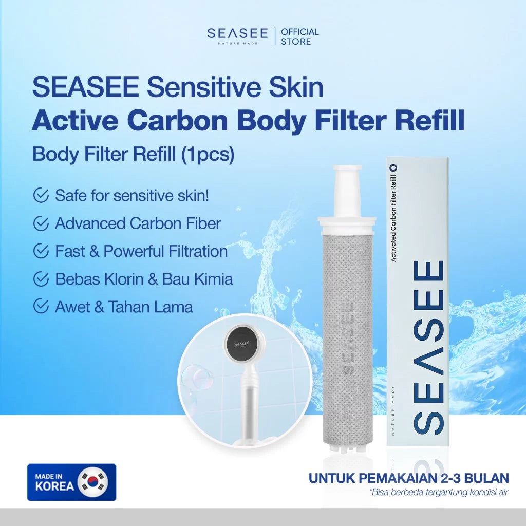[Isi Ulang] SEASEE Sensitive Skin - Isi Ulang Filter Tubuh Karbon Aktif (1 Pcs)