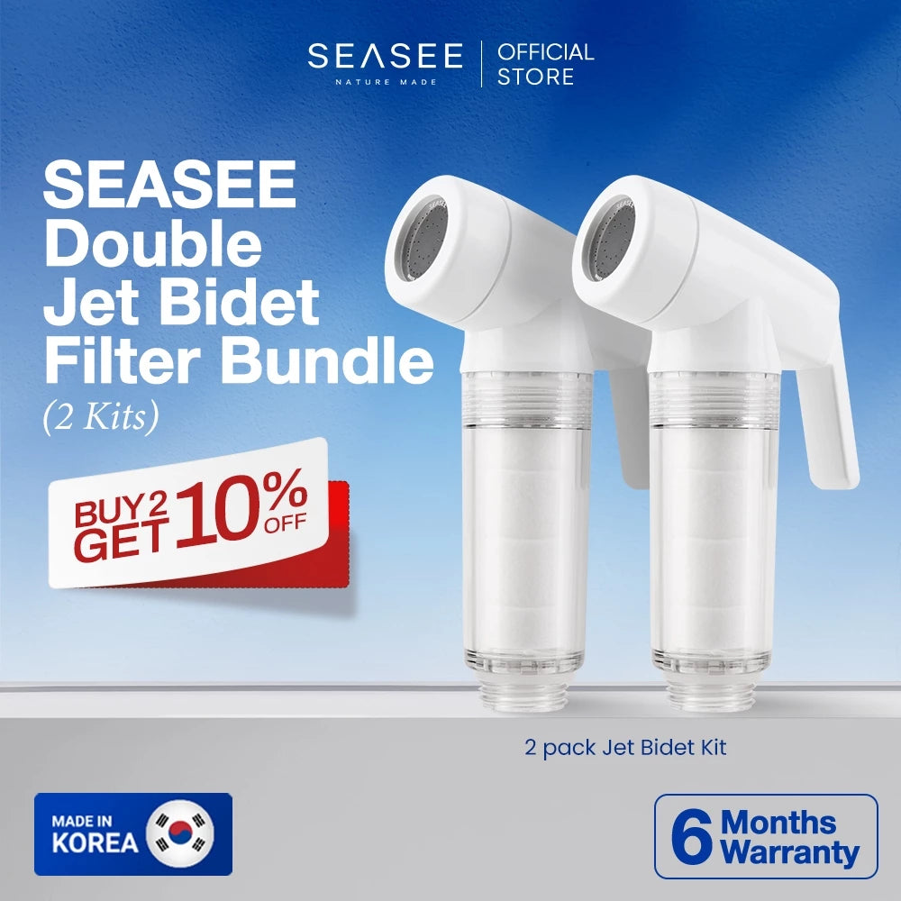 [Buy 2 Get 10% Off] SEASEE Double Jet Bidet Filter Kit Bundle