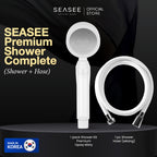 SEASEE Premium Shower Complete (Premium Shower Filter Kit + Shower Hose)