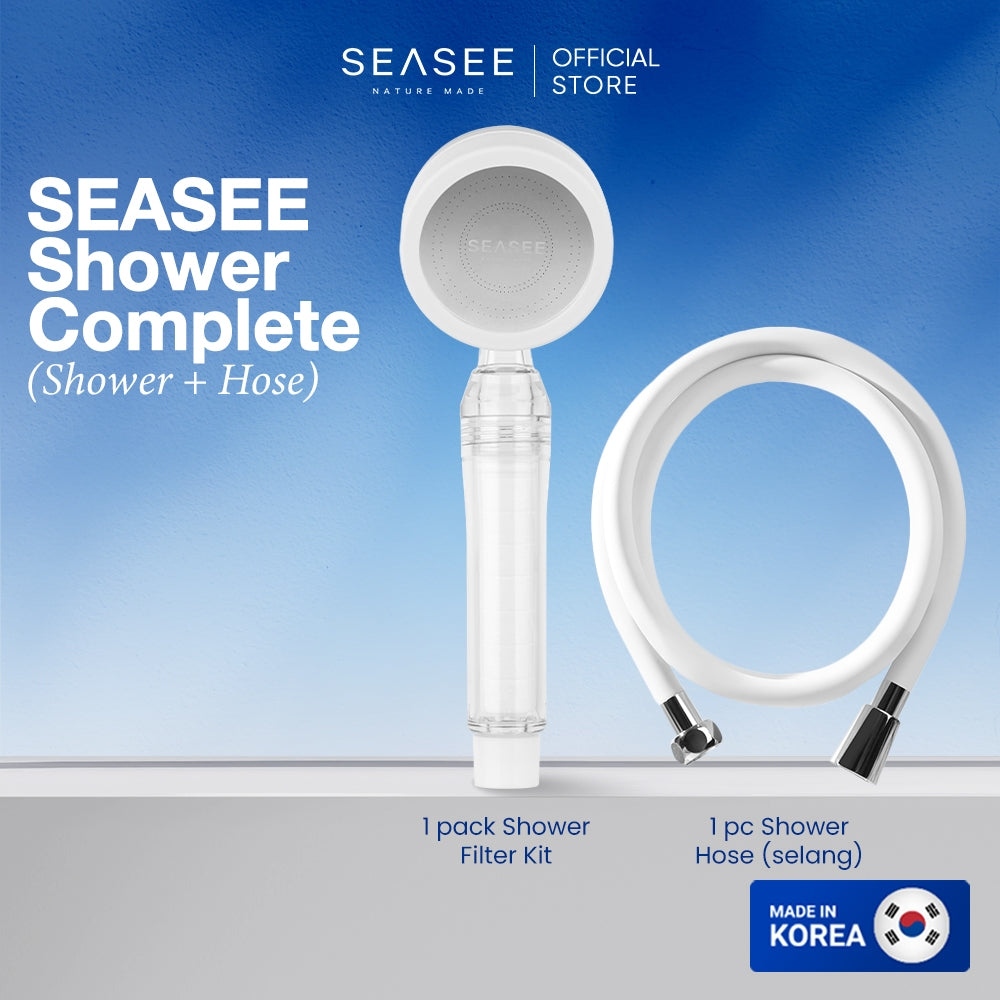 SEASEE Basic Shower Complete (Basic Shower Filter Kit + Shower Hose)