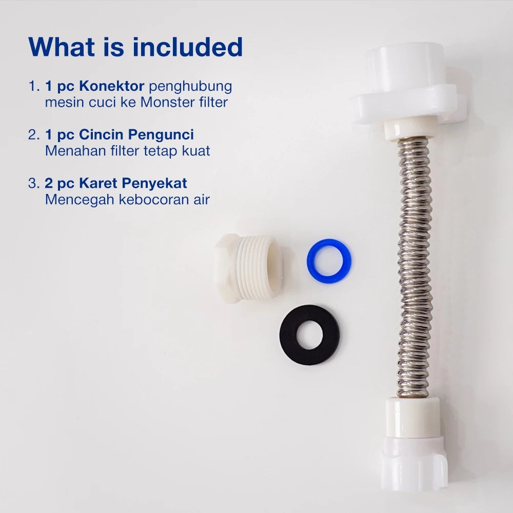 [Kit] SEASEE Monster Filter Kit + Accessory for Washing Machine (More Economic)