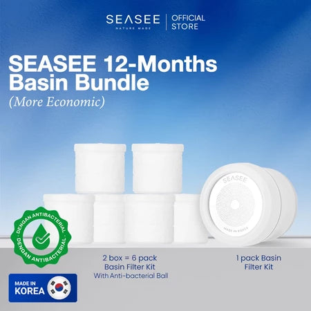 [All Variant] SEASEE Basin (Wastafel) Filter Kit with Antibacterial Ball and Sediment Filter